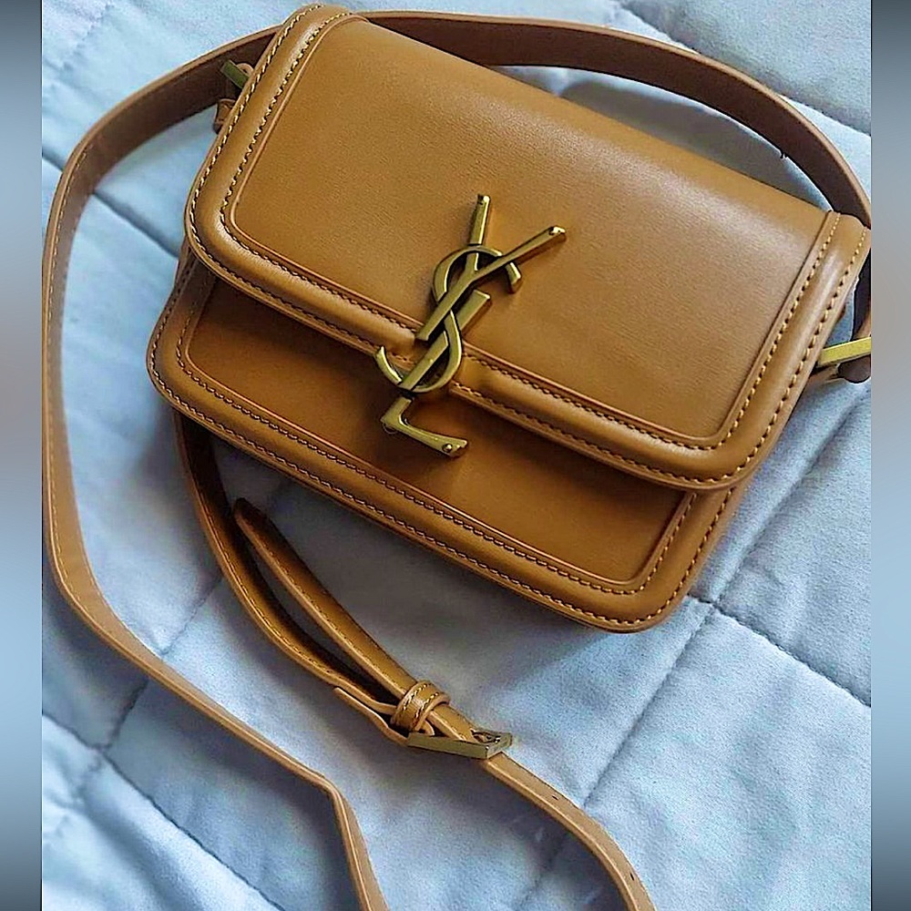 YSL PURSE-SOLFERINO MEDIUM SATCHEL IN VEGETABLE-TANNED LEATHER